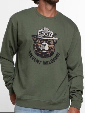 NWT The Landmark Project Smokey Bear Crewneck Sweatshirt